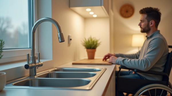 Choisir un lavabo adapté quand on se déplace en fauteuil
