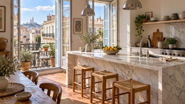 Les meilleures façons d'embellir votre cuisine marseillaise avec du marbre