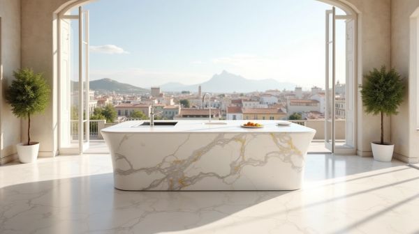 Transformez votre cuisine à Marseille avec du marbre